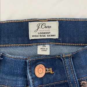 J. Crew Lookout High Rise Skinny Size 26